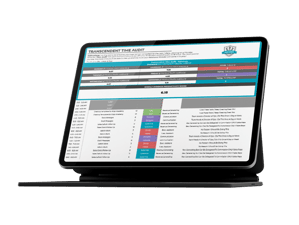 Transcendent Time Audit - iPad Mockup 2
